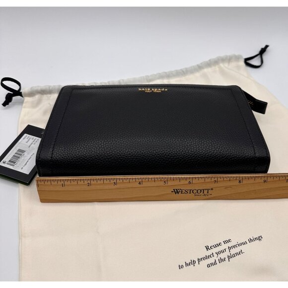 Kate Spade K6554 Knott Black Pebbled Leather Small Crossbody NWT - Picture 14 of 16